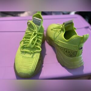 Steve Madden lime green sneakers